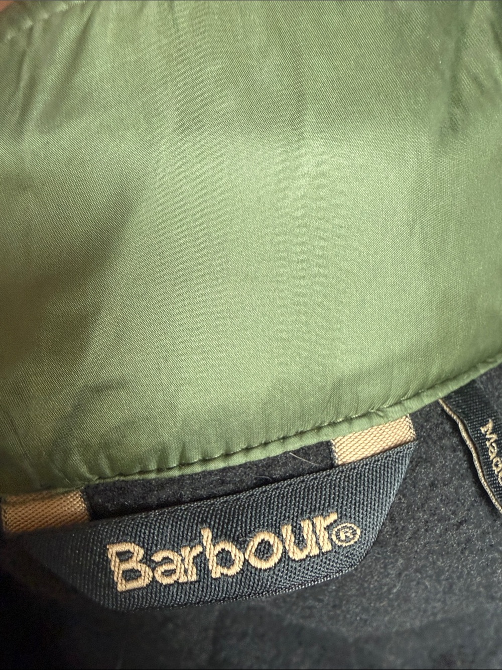 Barbour Otterburn Quilted Gilet Green Sz 6 - Picture 4 of 6